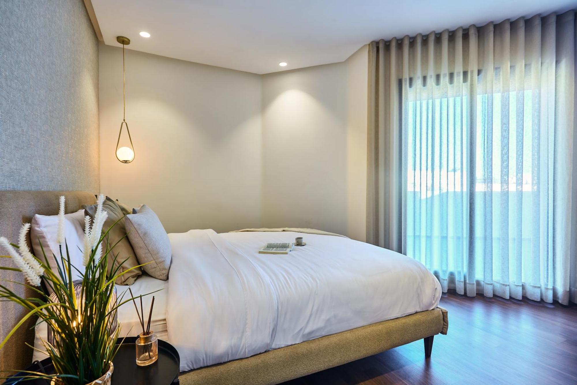 Apartmán Sleek And Modern 2-Bed Unit In Downtown Casa Casablanca Exteriér fotografie
